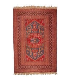 Handmade Rug In Wool Kilim RAZAVI KHORASAN/QUCHAN | 228×155 cm | PARSIRUG.COMM