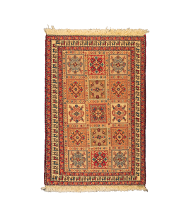 HANDMADE RUG IN WOOL IN MIX OF CREAM COPPER COLOR MASHHAD