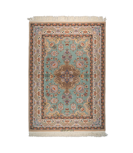 Handmade Rug In Super Fine Wool Isfahan | 207×145 cm | SHAAH ABBAASY(Palmette flower)