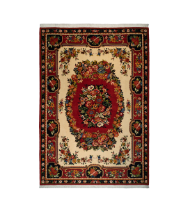Persia Handmade Rug In Wool & Cream Color Chaharmahal And Bakhtiari