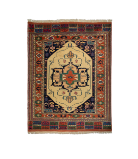 Handmade Wool Kilim RAZAVI KHORASAN/MASHHAD | 210×135 cm | Unique TALFIGHY Pattern