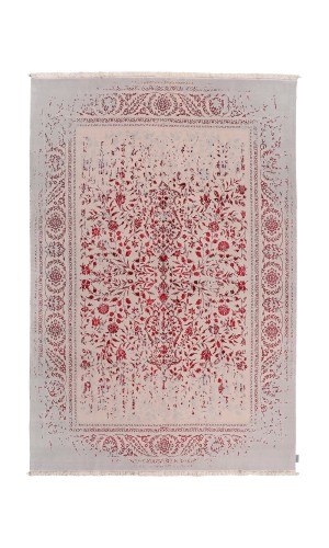 Red Leaf Modern Wool Rug 6 sq.m