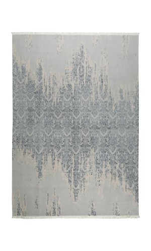 Blue Wisteria | Wool Blue Modern Persian Rug | 300×200 cm 
