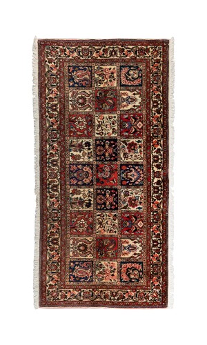 Handmade Rug Wool & Red color Base Turkmen |175×135 cm| BANDY(Articular)