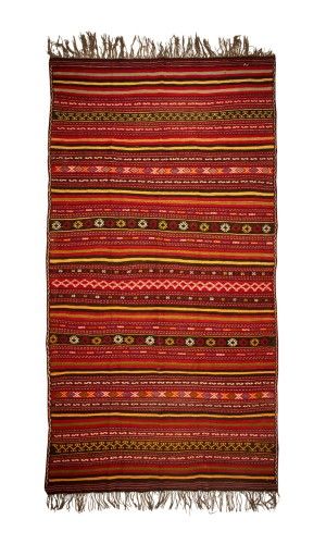 Handmade Rug In Wool Kilim RAZAVI KHORASAN/MASHHAD (282×151 cm)