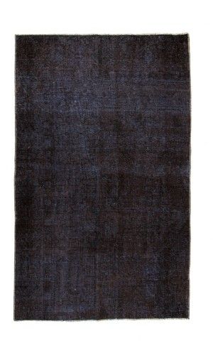 vintage black Persian rug with blue touch color | 3 sq.m | cotton material