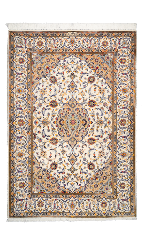 HANDMADE RUG IN SUPER FINE WOOL ISFAHAN