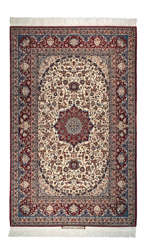 Handmade Rug In Super Fine Wool Seirafian Brand Isfahan | 244×154 cm