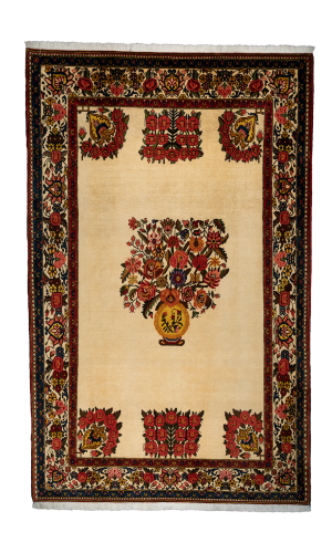  Rug In Wool & cream color Chaharmahal & Bakhtiari | 249×154 cm