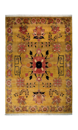 Rug Wool Gold Color Chaharmahal And Bakhtiari |235×157 cm| 4 sq.m