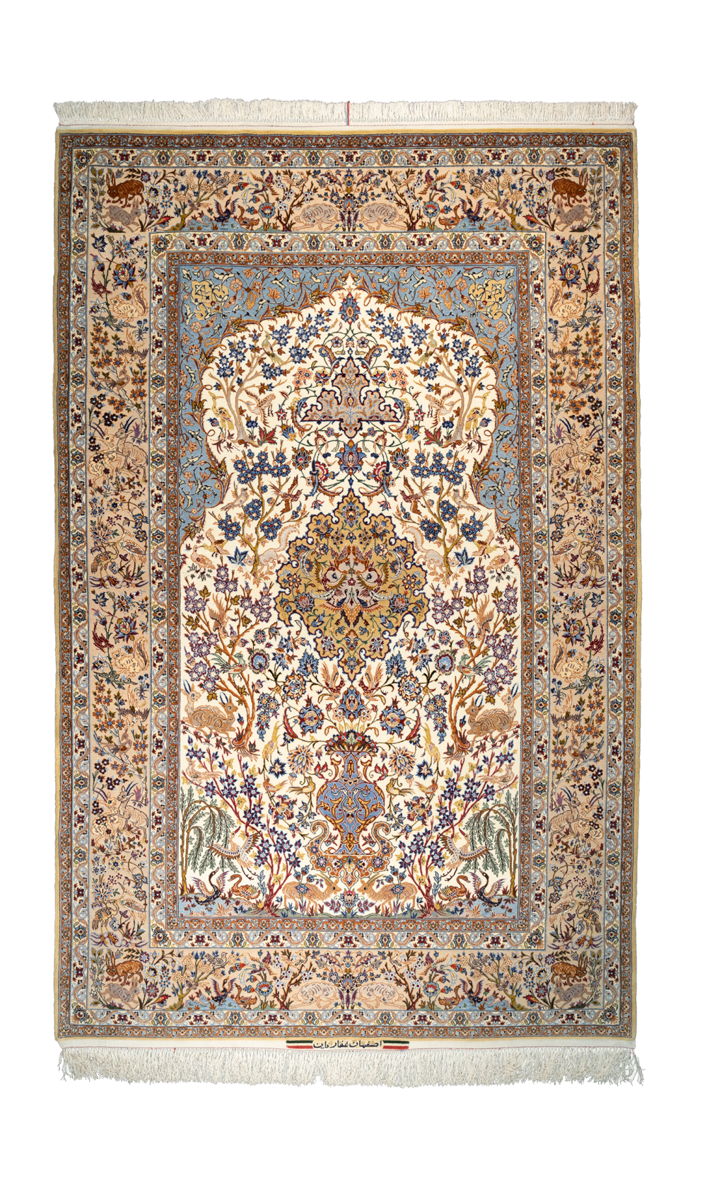 Persian Rug in Super Fine Wool, a Silky Masterpiece Exclusive Rugs