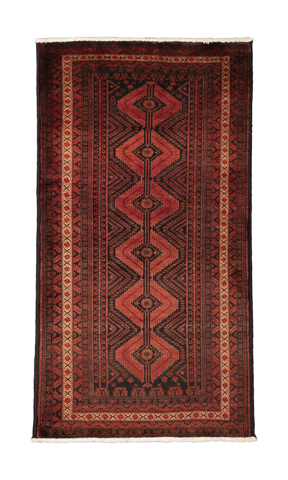 Handmade Rug In Wool Razavi Khorasan (185×97 cm)