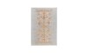 Gold Flower | Machin made Rug In Wool cream & gold color | 6 square 