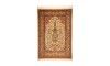 Handmade Rug In SUPER FINE WOOL & copper Color Qom | 229×141cm | DERAKHTY (Tree design)
