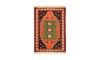 Handmade Rug In Wool Kilim KERMAN | 225×160 cm | 4 square rug