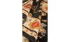 Sultanabad Black Rug 6 Sq.m Overall Flower Design 