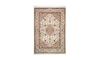 Handwoven Isfahan Cream Wool Rug: Timeless Luxury (174x113cm)