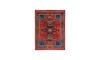 Handmade Wool Red Bakhtiari Persian Rug | 6 Sq.m