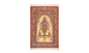 Handmade Rug In Silk Ceram Color Qom | 157×105 cm | Parsirug.com
