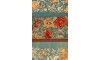 Handmade Wool Isfahan Persian Blue Rug | 250×191 CM | Floral Pattern