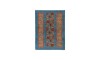 Handwoven Wool Blue Persian Qashqai Rug | 256×195cm | Floral   