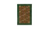 Wool Green Persian Area Rug | Mix Of Floral Pattern and Panel Design