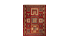 Handmade Rug In Wool & Red Color With Vegetable Dyed Isfahan | 214×151