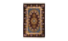 Handmade Rug Super Fine Wool & Brown Base Color Qom|215×137 cm 