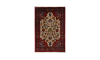 Handmade Rug In Wool & Cream & red Color Chaharmahal And Bakhtiari