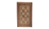 Handmade FineWool Copper Persian Rug Qom | 259×160 cm | Panel design