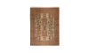 Handmade Wool Copper Color Persian Rug Qom | Big Persian rug