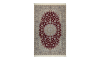 Exquisite Handmade Rug In Wool & red Color Isfahan | 203×129 cm |
