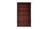 Handmade Rug In Wool & red base color Razavi Khorasan | 193×111 cm |  HENDESY(Geometrical)