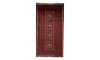 Handmade Rug In Wool & red base color Razavi Khorasan | 241×120 cm | HENDESY(Geometrical)