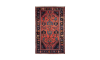 Handmade Rug In Wool in copper base color Hamadan (160×100 cm)