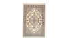 Handmade Rug In Wool & Cream color Naein Isfahan (148×101 cm)