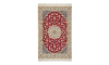 Handmade Rug In Wool & Red color Naeen Isfahan | 153×96 cm 