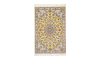 Handmade Rug In Wool & Yellow color Naeen Isfahan | 120 × 80 cm