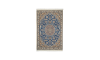 Handmade Rug In Wool & Blue color Naeen Isfahan | 120 × 78 cm