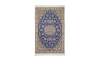Handmade Rug In Wool & Blue color Naeen Isfahan | 120 × 79 cm