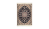 Handmade Rug In Wool & black base color Naeen Isfahan | 116 × 76 cm