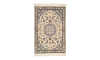 Handmade Rug In Wool & cream color Nain Isfahan | 94×63 cm | 