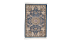 Handmade Wool Blue Color Naeen Isfahan Rug | 90×62 cm | Classic SHAAH ABBAASY Pattern