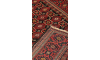 Handmade Rug In Wool & Black base color Razavi Khorasan | 210×113 cm | HENDESY(Geometrical)