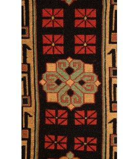 Handmade rug in wool kilim RAZAVI KHORASAN/MASHHAD | 187×133 cm | AFSHAAN(Curved design)