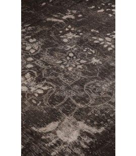 vintage rug with gray color & toranj pattern | 10 sq.m | cotton material