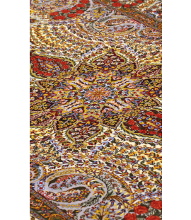 HANDMADE RUG IN SUPER FINE WOOL QOM side picture