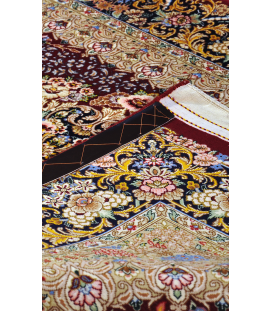 Handmade Rug in Super Fine Wool & Full color Qom | 160×105 cm |  SHAAH ABBAASY(Palmette flower)