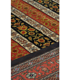 Handmade Rug in Super Fine Wool & Copper color Qom (312×212 cm)