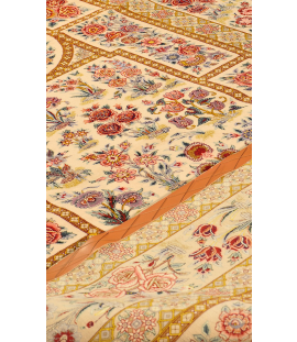 Handmade Rug in Super Fine Wool & Cream color Isfahan | 235×151 cm | TALFIGHY (Mix of two or more designs)
